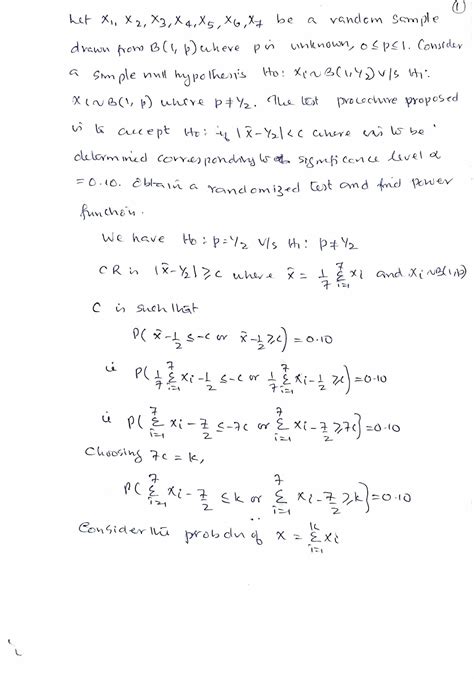 SOLUTION: Neyman pearson lemma examples - Studypool