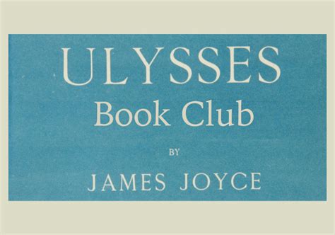 Ulysses Book Club: A Reading and Discussion - Department of English UCLA