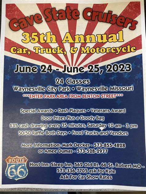 Cave State Cruisers City Of Waynesville Missouri