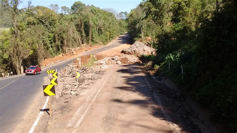 Motoristas reclamam da morosidade da obra de recuperação da SC 150