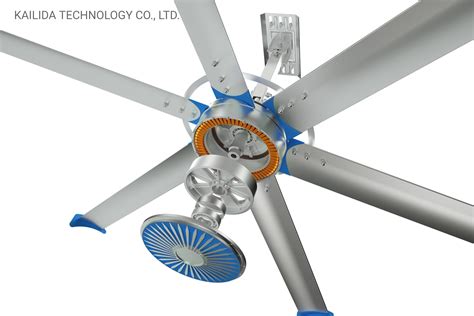 Warehouse Ventilation Hvls Large Industrial Ceiling Fans With Dc Driven