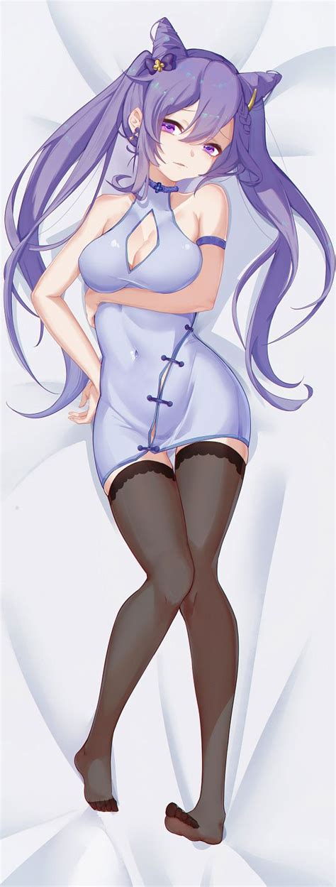 Genshin Impact Keqing Kokusei Anime Girl Dakimakura Hugging Body The