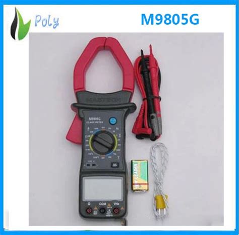 Mastech M9805G mano Digital AC DC Clamp Meter multímetro con voltaje