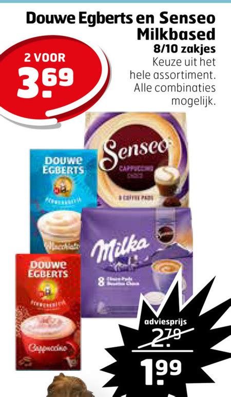 Douwe Egberts Senseo Koffiepad Oploskoffie Folder Aanbieding Bij