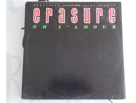 Erasure Oh Lamour Mercado Libre