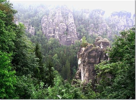 Фото саксония, восточная германия, бастай