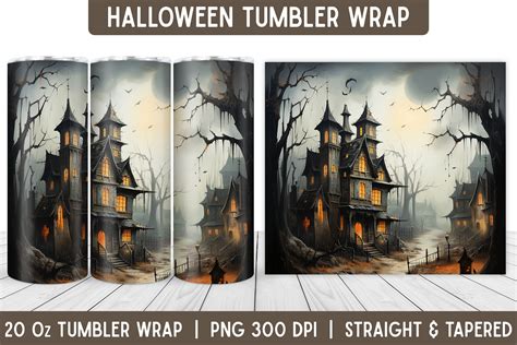 Halloween Tumbler Wrap | Halloween Graphic by TheDigitalStore247 ...