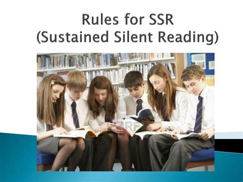 PPT - Rules for SSR (Sustained Silent Reading) PowerPoint Presentation - ID:2506518