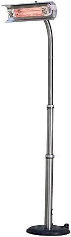 Fire Sense 02117 Telescoping Offset Pole Mounted Infrared Patio Heater