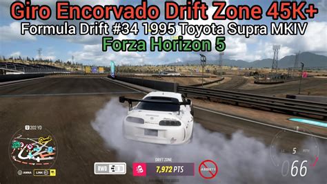 Giro Encorvado Drift Zone K Fd Toyota Supra Mkiv Forza