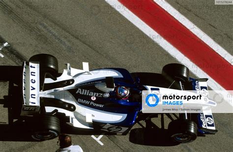 Juan Pablo Montoya Col Williams Bmw Fw Formula One Testing