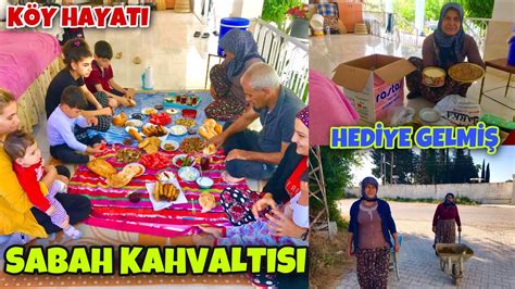 ANNEME HEDİYE KÖY EVİMİZ SABAH KAHVALTISI Köy Hayatı doğa huzur Dolu