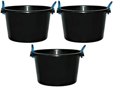 X Black Heavy Duty Extra Large Plasterer Mixing Cement Bucket L