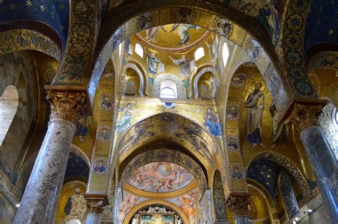 Palermo Martorana Igreja Mosaico Foto Gratuita No Pixabay