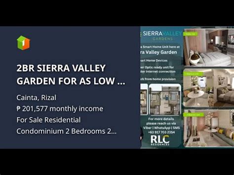 Br Sierra Valley Garden For As Low As K A Month Youtube