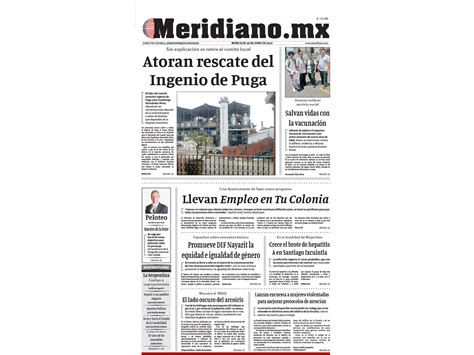 Edición impresa 28 de junio de 2023 Meridiano mx