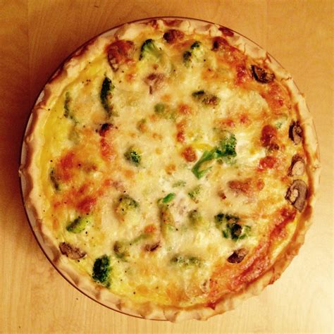 Broccoli Mushroom Quiche The Gluten Free Fiend