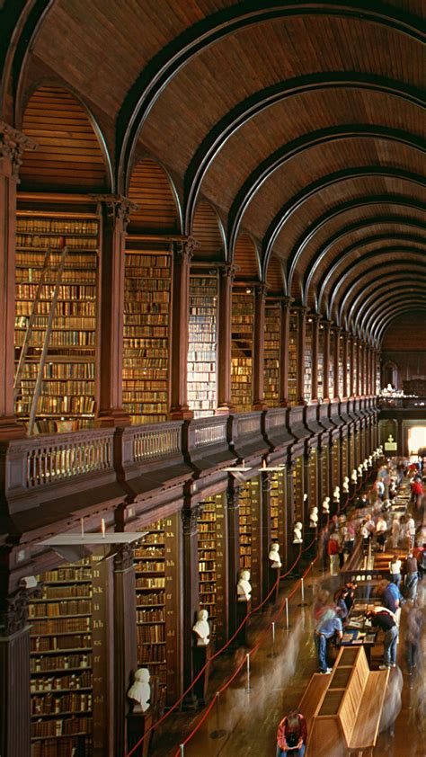 Old Library Wisdom In Old Shelves And Books Trinity College Library