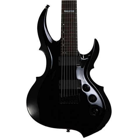 Disc Esp Ltd Frx 407 7 String Electric Guitar Black Gear4music