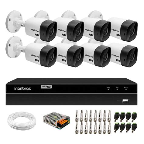 Kit 8 Câmeras Bullet VHC 1120 B HDCVI HD 720P IP66 Visão Noturna 20M