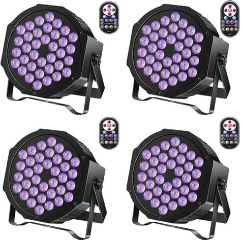 Pcs Led Par Rvb Dmx W Projecteur Jeux De Lumiere Pour Soiree