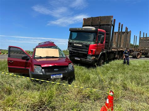 Colisão Entre Caminhão E Carro Deixa Um Morto E Um Ferido Nesta Quinta