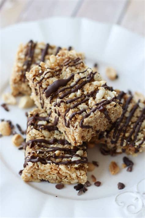 Healthy Peanut Butter Rice Krispie Treats Gluten Free Vegan