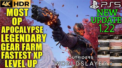 Most Op Apocalypse Legendary Gear Farm Fastest Xp Level Up Outriders