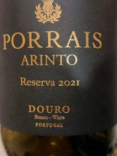 Quinta De Porrais Arinto Reserva Branco Vivino US