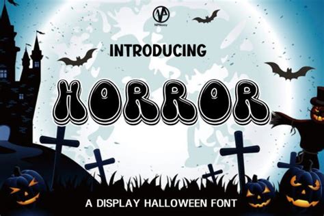 Spooky Halloween Font By NPNaay Creative Fabrica