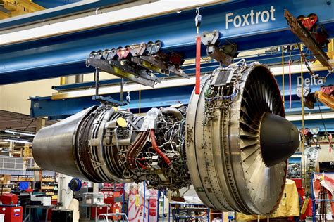 Pratt And Whitney Pw4000 Engine Used On A Boeing 767 Aircraf… Flickr