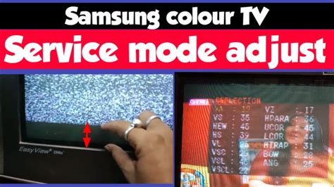 Samsung Ultra Slim Tv Services Mode Adjust Samsung YouTube