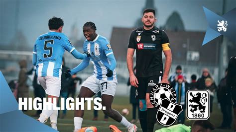 Highlights Testspiel Schwarz Weiß Bregenz TSV 1860 München 13