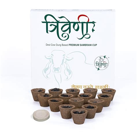 Triveni Organics Sambrani Dhoop Cups For Pooja Havan Cups For