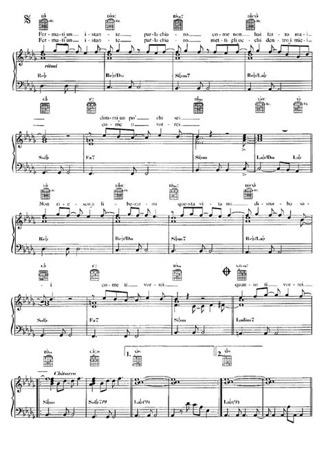 UNA STORIA IMPORTANTE Piano Sheet Music Easy Sheet Music