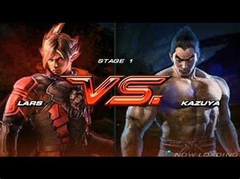 Tekken Lars Vs Kazuya Gameplay Youtube