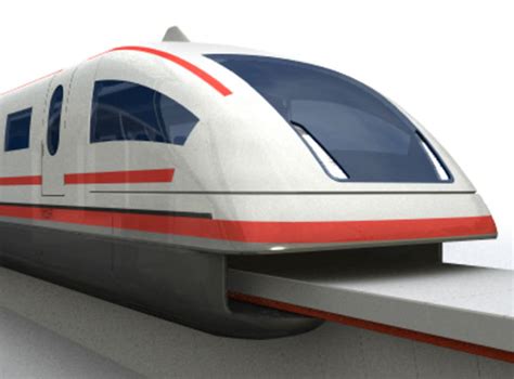 MagLev Train 3D Model .3ds .lwo .lw .lws - CGTrader.com