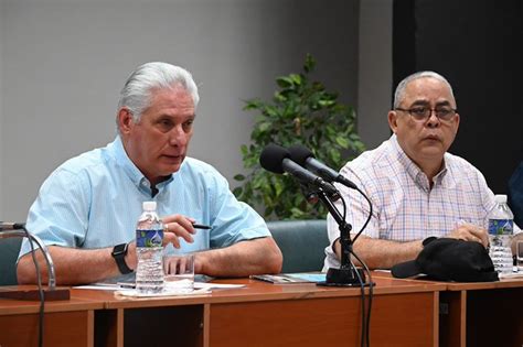 Presidente De Cuba Insta A Ampliar La Cooperaci N Para Enfrentar Los