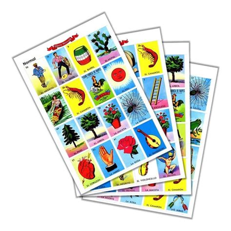 Lotería Mexicana imprimible 4x4 O 5x5 160 Cartas C Baraja Meses