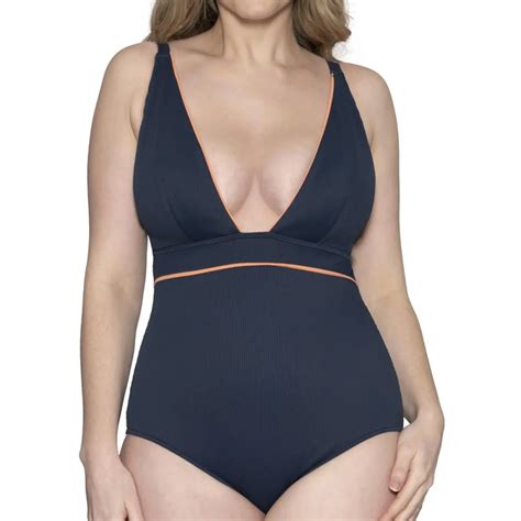 Nouveau Curvy Kate Maillot Maillot De Bain Une Pièce Sans Armatures