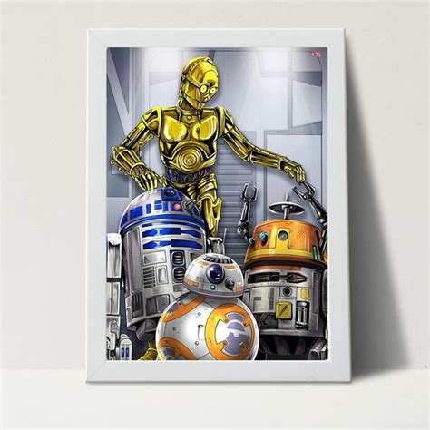 Poster Emoldurado A3 Star Wars Stormtroopers Elo7