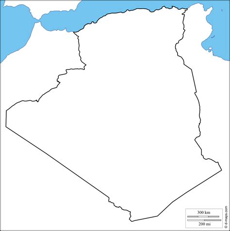 مجموعة خرائط صماء للجمهورية الجزائرية الديمقراطية الشعبية المعرفة