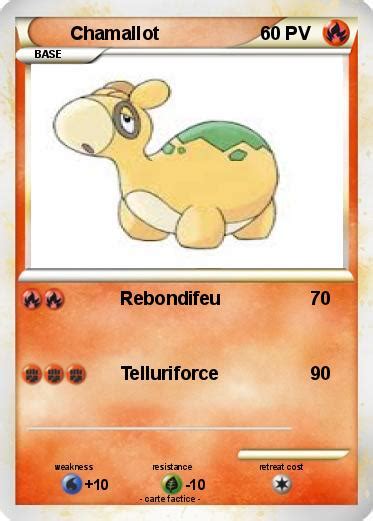 Pokémon Chamallot 6 6 Rebondifeu Ma carte Pokémon