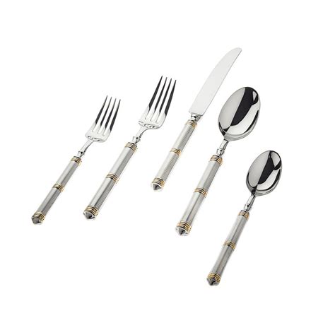 Godinger Silver Art Co Castello Stainless Steel Gold Piece Set