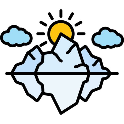 Iceberg Generic Outline Color Icon