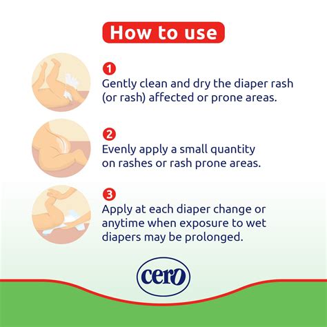 Crema Cero para erupciones de pañales para bebé con óxido de zinc y