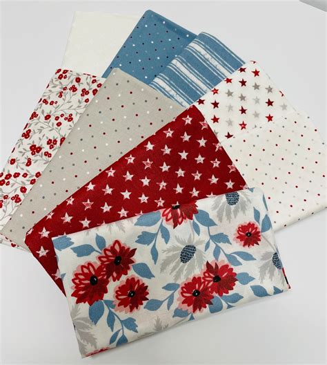 Old Glory By Lella Boutique For Moda Patriotic 100 Cotton Quilt Fabric