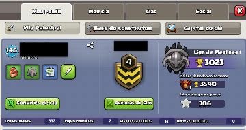 Conta De COC Cv11 Full Clash Of Clans GGMAX