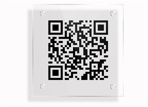 QR Code Sign, Custom Hotel Room Front Door Signs, Customizable