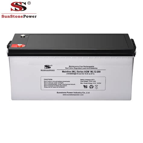 Agm V Ah Sealed Lead Acid Deep Cycle Storage Battery Solar